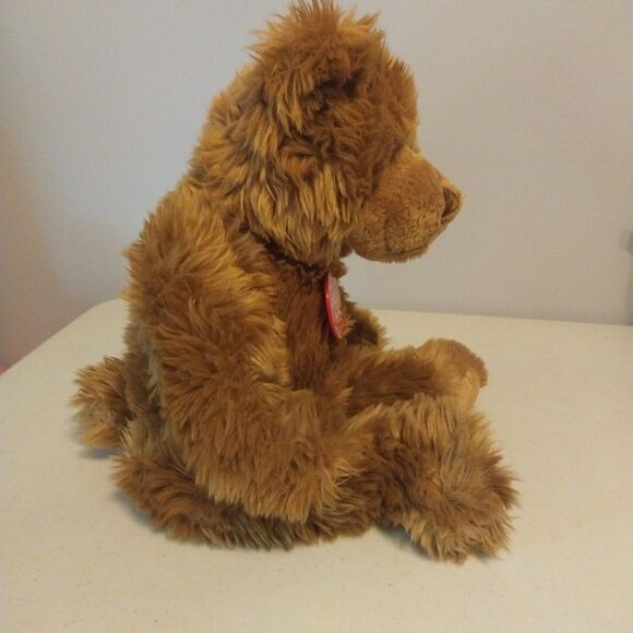 Vintage Centennial Build A Bear Brown Furry Plush Stuffie Medallion 2001 BAB 18" - Picture 7 of 16
